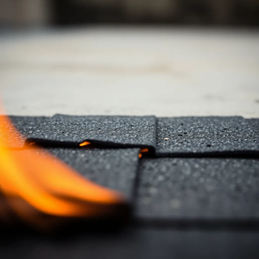 Czy gont bitumiczny jest łatwopalny