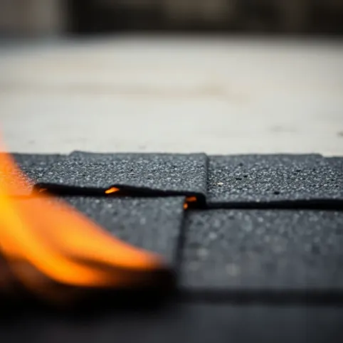 Czy gont bitumiczny jest łatwopalny