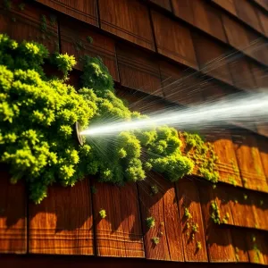 Czyszczenie gontu drewnianego