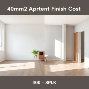 Ile kosztuje wykończenie mieszkania 40m2