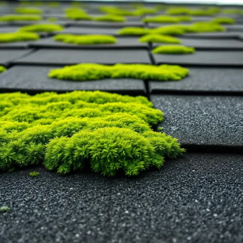 Jak usunąć mech z gontów bitumicznych