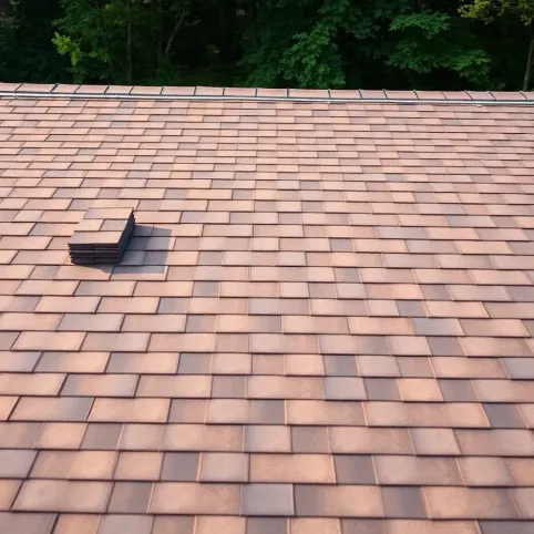 Układanie gontu na altanie