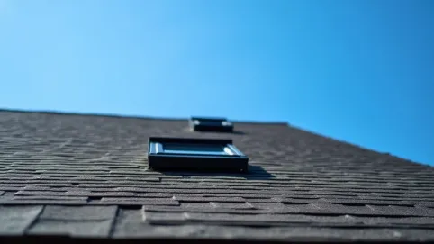 Wentylacja dachu z gontu bitumicznego